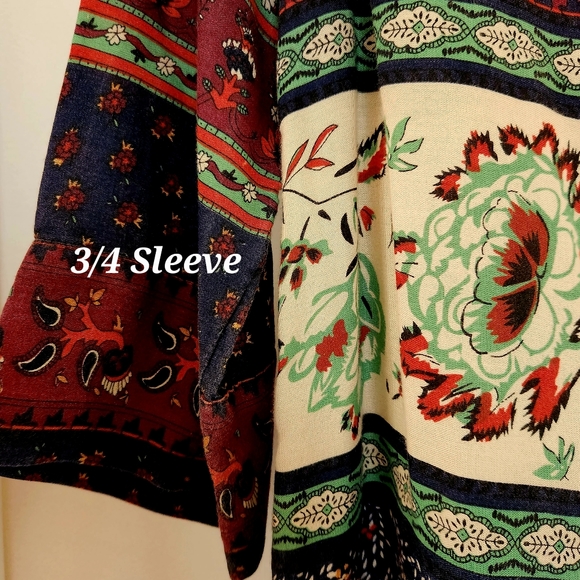 Roxy blouse, boho style, M, EUC - Picture 6 of 7